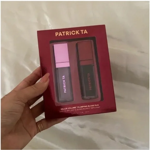 🪞 NEW patrick ta major volume plumping effect gloss duo gloss limited boxed set